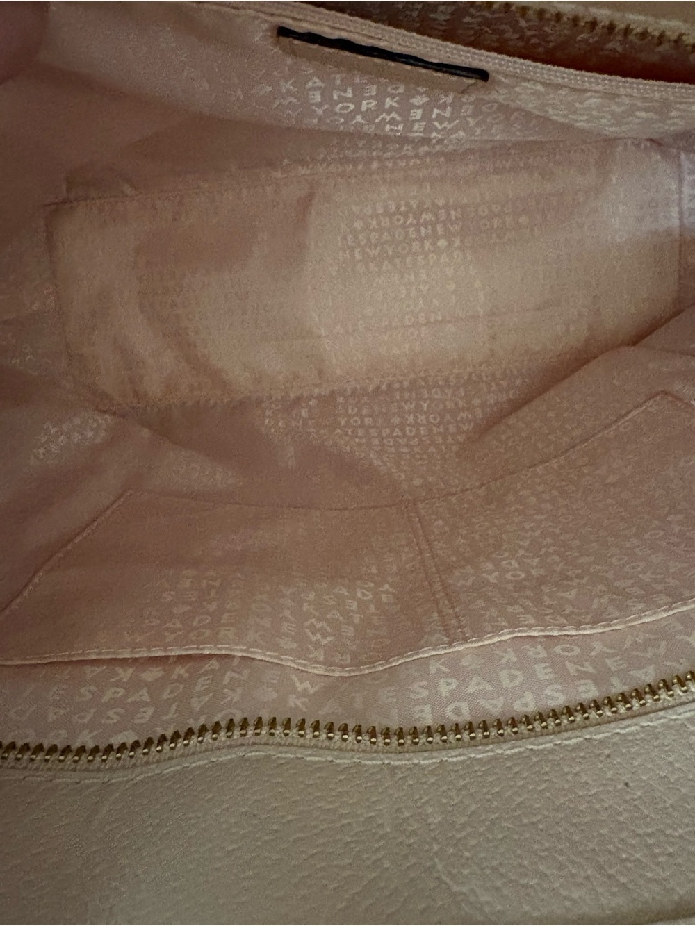 kate spade Pale Pink Pebbled Leather Tote - Picture 3 of 7